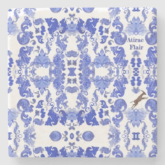 Glasunderlägg Biagio Atriac Flair Steinuntersetzer (Vorderseite)