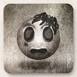 Glasunterglasobermoji Vintage Getränkeuntersetzer