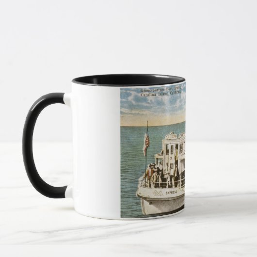 Glasunterseiten-Boot, Avalon, Catalina-Insel, CA Tasse (Links)