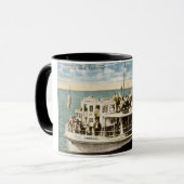 Glasunterseiten-Boot, Avalon, Catalina-Insel, CA Tasse (Vorderseite Links)