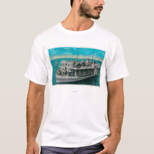 Glasunterseiten-Boot in Avalon, Catalina-Insel T-Shirt