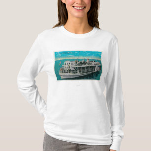 Glasunterseiten-Boot in Avalon, Catalina-Insel T-Shirt