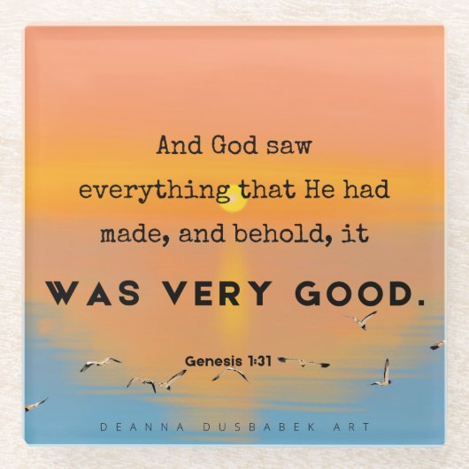 Glasuntersetzer (Vorderseite)