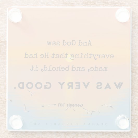 Glasuntersetzer (Rückseite)