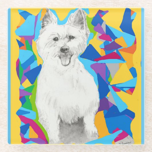 Glasuntersetzer (Vorderseite)