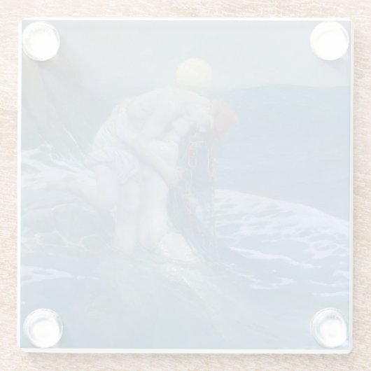 GLASUNTERSETZER : DER MERMAID : E. PYLE : 1910 (Rückseite)