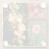 GlasUntersetzer-Garten-Blume Glasuntersetzer (Rückseite)