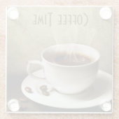 GlasUntersetzer-/Kaffee-Zeit Glasuntersetzer (Rückseite)