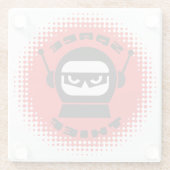 GlasUntersetzer mit Raum-Dieb-Logo (Rückseite)