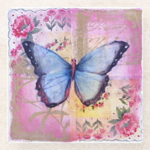 Glasuntersetzer/Schmetterling Glasuntersetzer