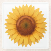 Glasuntersetzer - Sonnenblume (Vorderseite)