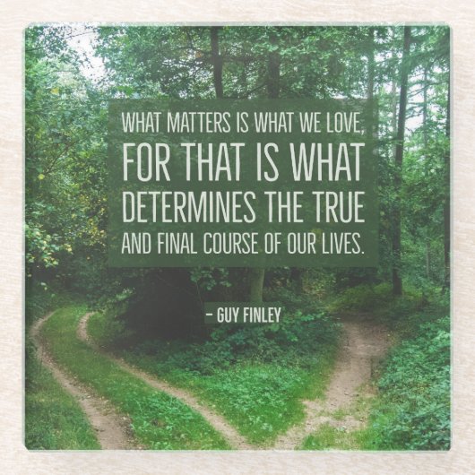 GlasUntersetzer "was wir Liebe" 4,2 x 4,2 (Vorderseite)