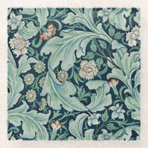 GLASUNTERSETZER: WILLIAM MORRIS : FLORAL