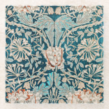 Glasuntersetzer: WILLIAM MORRIS : HONEYSUCKLE