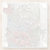 Glasuntersetzer: WILLIAM MORRIS HONEYSUCKLE + TULI Glasuntersetzer (Rückseite)
