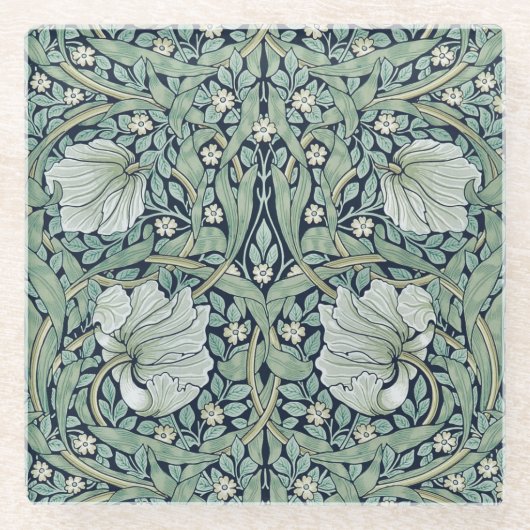 Glasuntersetzer: WILLIAM MORRIS : PIMPERNEL Glasuntersetzer (Vorderseite)
