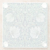 Glasuntersetzer: WILLIAM MORRIS : PIMPERNEL Glasuntersetzer (Rückseite)