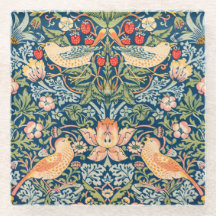Glasuntersetzer: WILLIAM MORRIS STRAWBERRY THIEVES