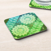 Glasunterteil aus hartem Kunststoff. TAPA Vert Getränkeuntersetzer (Linke Seite)