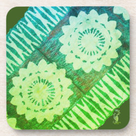 Glasunterteil aus hartem Kunststoff. TAPA Vert Getränkeuntersetzer