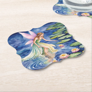 Glasunterteil aus Papier Untersetzer