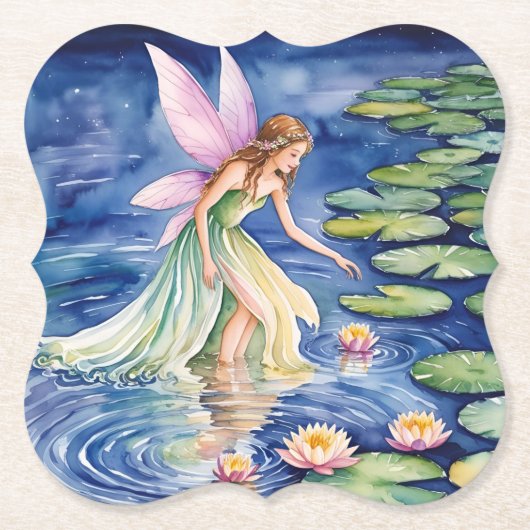 Glasunterteil aus Papier Untersetzer (Vorderseite)