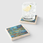 Glasunterteil aus Stein - Doppelte Anziehung Steinuntersetzer (Seitenansicht)