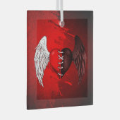 Glasur Halb-Engel-Dämon Ornament Aus Glas (Vorderseite Rechts)