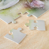 Glasvase mit Blume Puzzle (Seite)