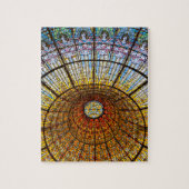 Glasverkleidung im Palau de Musica Spanien Puzzle (Vertikal)