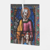 Glasverkleidung Ornament Aus Glas (Vorderseite links)