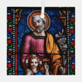 Glasverkleidung Ornament Aus Glas (Rückseite)