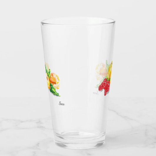 Glaswaren: Früchte Glas (Links)