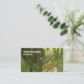 Glasweinberg des weißen Weins Visitenkarte (Stehend Vorderseite)