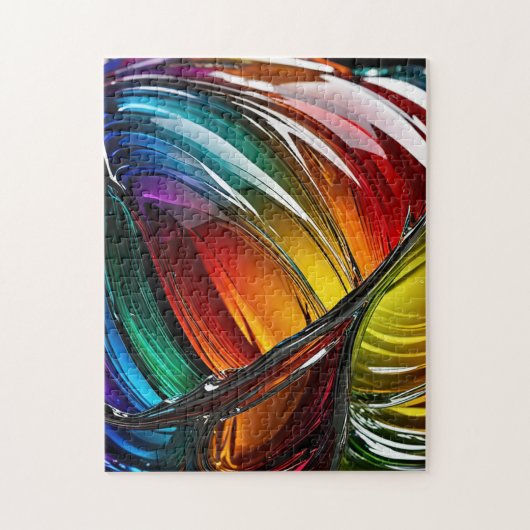 Glaswelle 2 - puzzle (Vertikal)