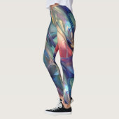 Glaswellen Abstrakt Leggings (Links)