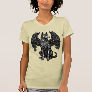 Glasya Goetische Flügel, Heftiges Herz T-Shirt