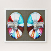 Glaszeittunnel Kunst Puzzle (Horizontal)