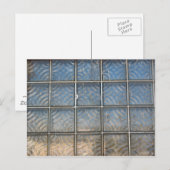 Glasziegel Postkarte (Vorne/Hinten)