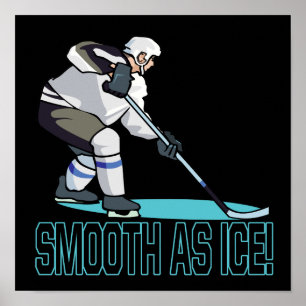glatt als Eis Poster