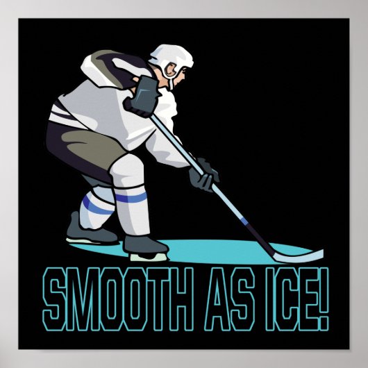 glatt als Eis Poster (Vorne)
