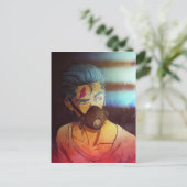 Glatt Postkarte (Stehend Vorderseite)