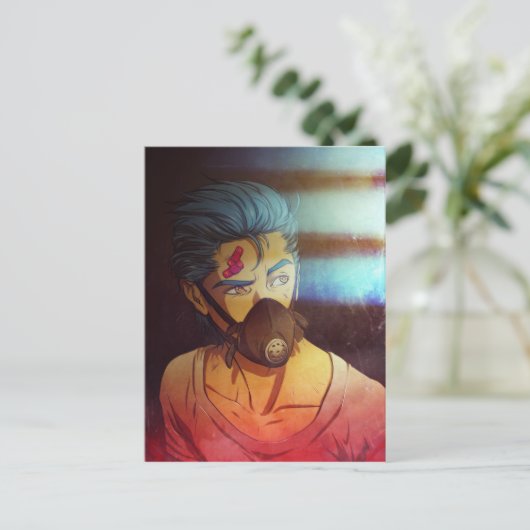 Glatt Postkarte (Stehend Vorderseite)