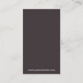 Glatt, Vintag, Grunge, Kamera, Fotograf Visitenkarte (Rückseite)