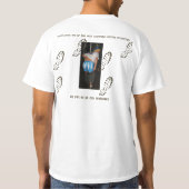 Glatt wenn nasse einfache T T-Shirt (Rückseite)