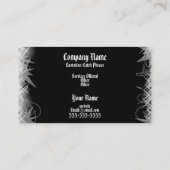 Glattadenkarte Visitenkarte (Rückseite)