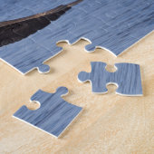 Glattadler, Haliäetus leucocephalus, in Flug 4 Puzzle (Seite)