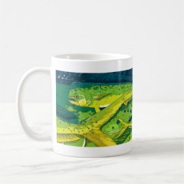 Glattbuttfische Grafik Kaffeetasse