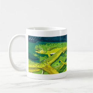 Glattbuttfische Grafik Kaffeetasse