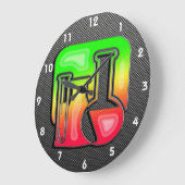 Glatte Chemie Große Wanduhr (Winkel)